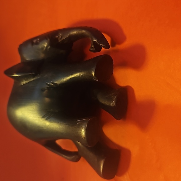 Coal stove and wooden elephant 🐘 ( handmade) - Picture 7 of 9